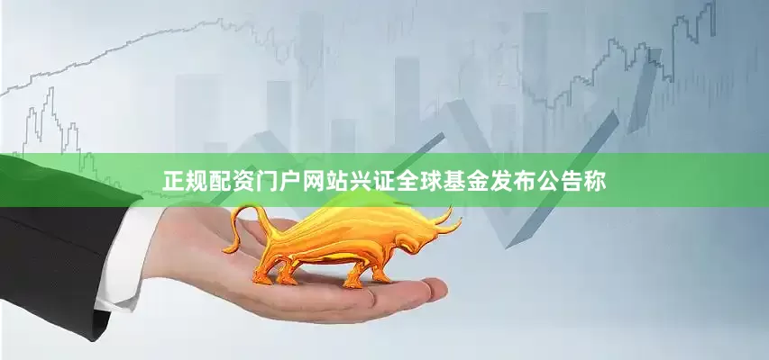 正规配资门户网站兴证全球基金发布公告称